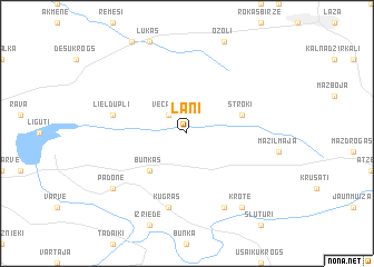 map of Laņi