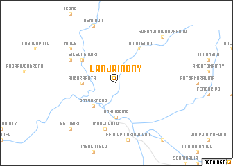 map of Lanjainony