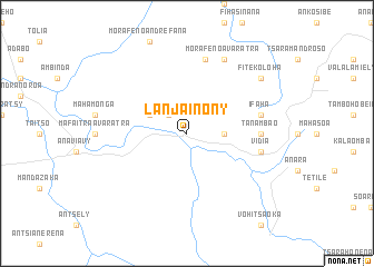 map of Lanjainony