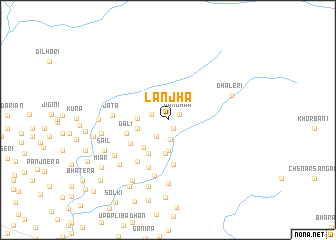 map of Lanjhā