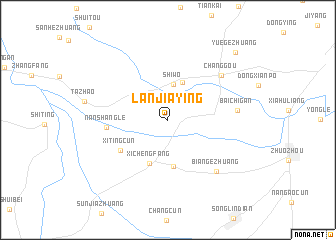 map of Lanjiaying