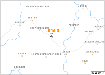 map of Lanjia