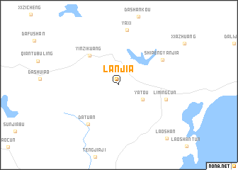 map of Lanjia