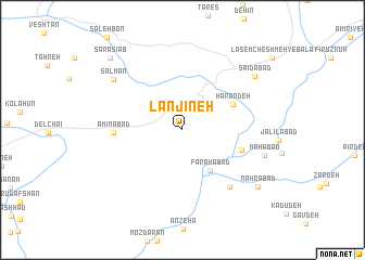 map of Lanjīneh