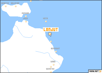 map of Lanjut