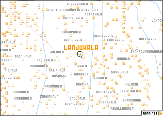 map of Lanjuwāla