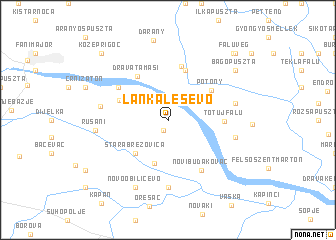 map of Lanka Leševo