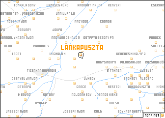 map of Lánkapuszta