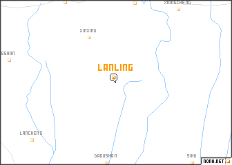 map of Lanling