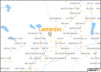 map of Lannafors