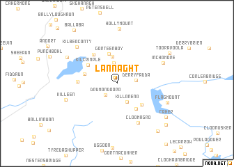 map of Lannaght