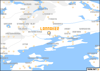 map of Lännåker
