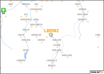 map of Lannaz