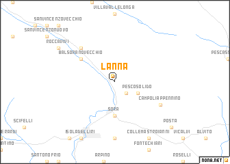map of Lanna