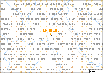 map of LʼAnneau