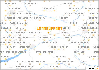 map of Lanneuffret