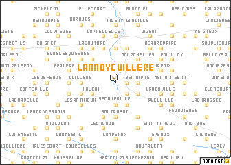 map of Lannoy-Cuillère