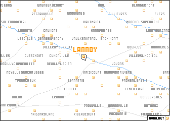 map of Lannoy