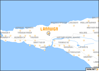 map of Lannuign