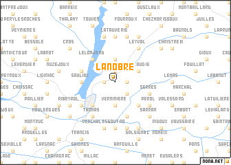 map of Lanobre