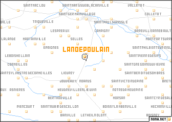 map of La Noë-Poulain