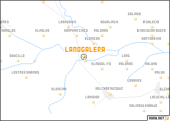 map of La Nogalera