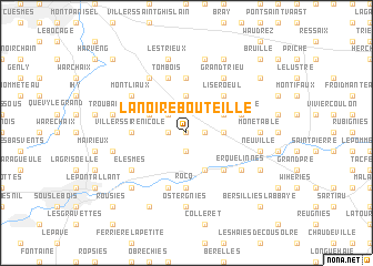 map of La Noire Bouteille