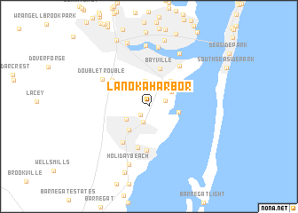 Lanoka Harbor (United States - USA) map - nona.net