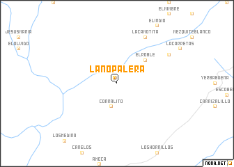 map of La Nopalera