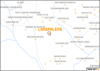 map of La Nopalera