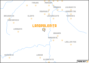 map of La Nopalerita