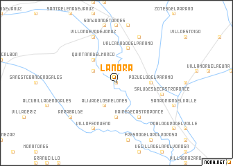 map of La Nora