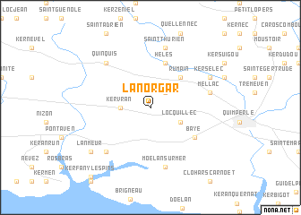map of Lanorgar