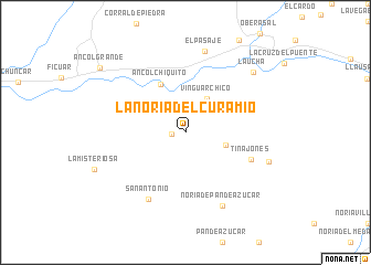 map of La Noria del Cura Mío