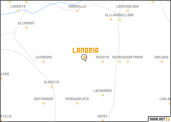 map of La Noria