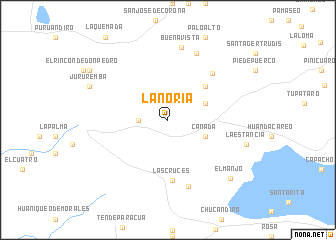 map of La Noria