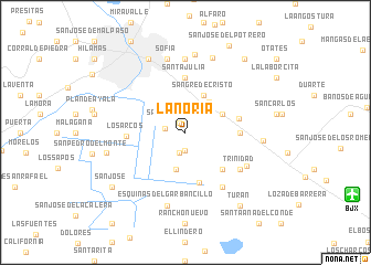 map of La Noria