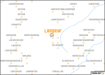 map of La Noria