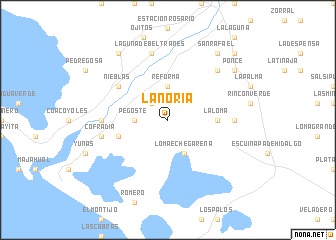 map of La Noria