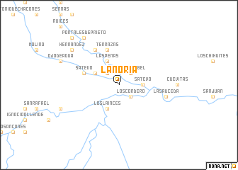 map of La Noria