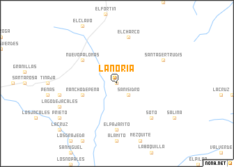 map of La Noria