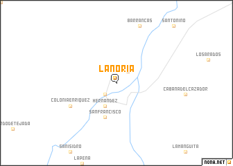 map of La Noria