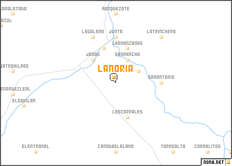 map of La Noria