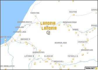 map of La Noria