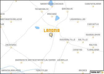 map of La Noria