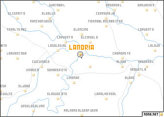 map of La Noria