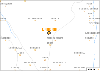 map of La Noria