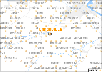 map of La Norville