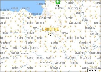 map of Lanothe