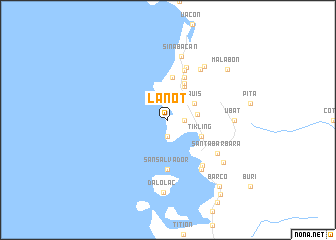 map of Lanot